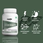 Mediciner.in - Onelife Liv Dtox - Silymarin Milk Thistle 600 mg with Neem, Amla & Guduchi - Detoxifier & Regenerator - Complete Liver Care- 60 Tablets (Pack Of 1) | 2025 Onelife Liv Dtox Silymarin Milk Thistle 600 mg with Neem Amla Guduchi for Liver Detox Liver Detoxifier Regenerator for Complete Liver Care 60 Tablets Pack Of 1 0 3 2025