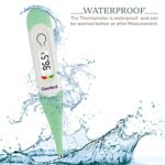 Mediciner.in - Ozocheck Digital Thermometer with Flexible Tip | Fever Alarm & Beep Function | Waterproof & 10 Seconds Fast Reading stainless steel | 2025 Ozocheck Digital Thermometer with Flexible Tip Fever Alarm Beep Function Waterproof 10 Seconds Fast Reading for Kids Adults White stainless steel 0 2 2025