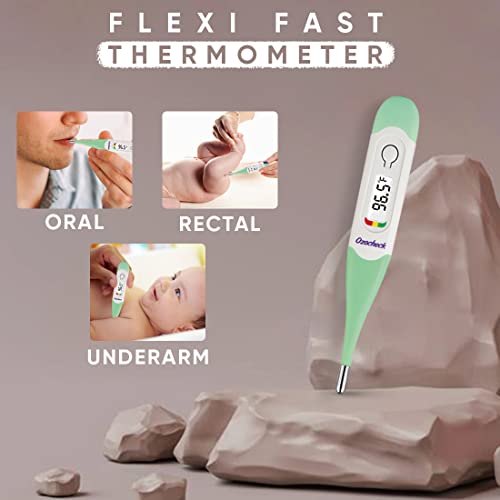 Ozocheck-Digital-Thermometer-with-Flexible-Tip-Fever-Alarm-Beep-Function-Waterproof-10-Seconds-Fast-Reading-for-Kids-Adults-White-stainless-steel-0-3 Ozocheck Digital Thermometer with Flexible Tip Fever Alarm Beep Function Waterproof 10 Seconds Fast Reading for Kids Adults White stainless steel 0 3 2025