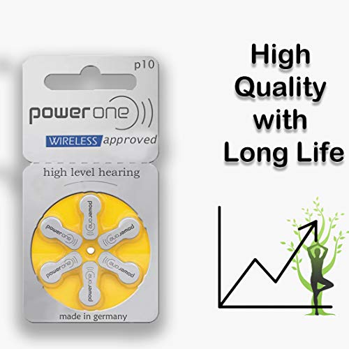 Mediciner.in - Health Devices | 2025 Power One P10 Hearing Aid Battery 60 Pieces Multi Color 0 0 2025