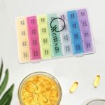 Mediciner.in - Qenixo® Weekly Pill Organizer 4 Times a Day, 7-Day, Monthly Medication Organizer 28 Days Dispenser Pill Box | 2025 Qenixo Weekly Pill Organizer 4 Times A Day 7 Day Monthly Medication Organizer 28 Days Dispenser Pill Boxes Large Compartments Moisture Proof Pill Case Medication Reminder Portable Travel Container for 0 3 2025