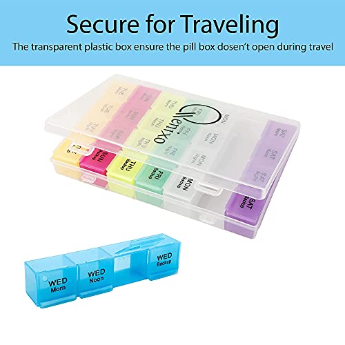 Qenixo-Weekly-Pill-Organizer-4-Times-A-Day-7-Day-Monthly-Medication-Organizer-28-Days-Dispenser-Pill-Boxes-Large-Compartments-Moisture-Proof-Pill-Case-Medication-Reminder-Portable-Travel-Container-for-0-4 Qenixo Weekly Pill Organizer 4 Times A Day 7 Day Monthly Medication Organizer 28 Days Dispenser Pill Boxes Large Compartments Moisture Proof Pill Case Medication Reminder Portable Travel Container for 0 4 2025