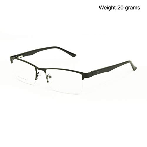 Mediciner.in - Eyewear | 2025 Redex Stylish Light Weight Eye Wear Rectangle Half Frame Spectacle For Unisex 0 0 2025