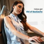 Mediciner.in - Sleepsia Orthopedic Lumbar Support Memory Foam Back Rest Cushion for Car & Office Chair (17.5" L x 15.5" W x 5.5" H) Black | 2025 Sleepsia Orthopedic Lumbar Support Memory Foam Back Cushion Back Rest Cushion for Car Chair and Office Chair 175 L x 155 W x 55 H Black Pack of 1 0 1 2025