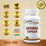 Mediciner.in - Sruthi Herbal Laboratories 100% Natural & Ayurvedic Asthma Capsule - Relief from Breath Shortness, Congestion, Coughing, Respiratory Disorder | 2025 Sruthi Herbal Laboratories Asthma Capsule 100 Natural Ayurvedic Capsule Relief from breath shortness Congestion Coughing Respiratory Disorder Easy Breathing Lungs Health Wellness Pack of 1 60 Capsules 0 6 2025