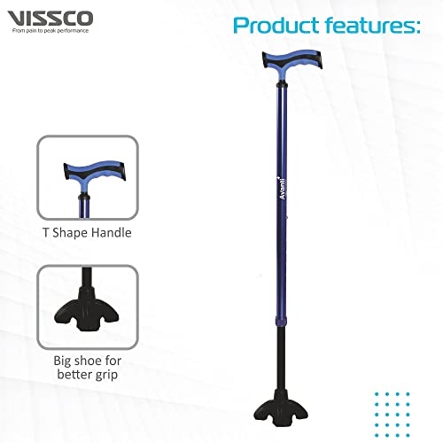 Vissco-Avanti-Plus-T-Shape-Aluminum-Stick-Lightweight-Walking-Stick-Adjustable-Height-Wide-Base-for-Balance-Blue-0-1 Vissco Avanti Plus T Shape Aluminum Stick Lightweight Walking Stick Adjustable Height Wide Base for Balance Blue 0 1 2025