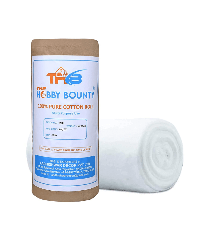 Absorbent Pure Cotton Wool Roll