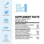 Mediciner.in - Bare Body Essentials Eat Sleep Burn Repeat Herbal Capsules, 100% Vegan, Dietary Supplement, Mood Enhancer, Anti Stress (Pack Of 60 Caps.) | 2025 Bare Body Essentials Eat Sleep Burn Repeat Herbal Capsules 100 Vegan Supports Weight Management Dietary Supplement Improves Sleep Metabolism Mood Enhancer Anti Stress With Moringa Ashwagandha Guggul P 0 4 2025