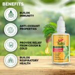 Mediciner.in - Dabur Tulsi Drops : 30ml (20ml + 10ml Free) - Boosts Immunity ~ Cough & Cold Relief ~ Builds Respiratory Health | 2025 Dabur Tulsi Drops 30ml 20ml 10ml Free Contains Extracts of 5 Rare Tulsi Boosts Immunity Cough And Cold Relief 100 Ayurvedic Builds Respiratory Health 0 2 2025