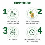 Mediciner.in - Dabur Tulsi Drops : 30ml (20ml + 10ml Free) - Boosts Immunity ~ Cough & Cold Relief ~ Builds Respiratory Health | 2025 Dabur Tulsi Drops 30ml 20ml 10ml Free Contains Extracts of 5 Rare Tulsi Boosts Immunity Cough And Cold Relief 100 Ayurvedic Builds Respiratory Health 0 3 2025