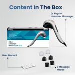 Mediciner.in - Dr Physio (USA) Electric Hammer Pro Body Massager for Pain Relief - Grey | 2025 Dr Physio USA Electric Hammer Pro Body Massager for Pain Relief Gray 0 2 2025