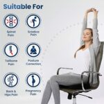 Mediciner.in - Dr Trust (USA) Non-Slip Orthopedic Coccyx Seat Cushion for Tailbone & Sciatica Pain Relief Hip Support | 2025 Dr Trust USA Non Slip Orthopedic Coccyx Seat Cushion for Tailbone Sciatica Pain Relief Hip Support 0 1 2025