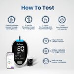 Mediciner.in - Dr Trust Automatic Blood Sugar Testing Glucometer Machine with 10 Strips (Black) | 2025 Dr TrustFully Automatic Blood Sugar Testing Glucometer Machine with 10 StripsBlack 0 2 2025