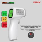 Mediciner.in - Intex Non-contact FDA Approved Digital Infrared Thermometer Temperature Gun with LCD Display ~ 32°C to 42°C (89.6-109.4°F) | 2025 Intex Non contact FDA Approved Digital Infrared Thermometer Temperature Gun 32C to 42C896 1094 with LCD Display white grey 0 2 2025