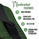 Mediciner.in - MEDIRELIEF Electric Orthopedics Heating Pad with Fast Heating Technology - Joints Muscle Shoulder Knee Neck & Cramps Relief | 2025 MEDIRELIEF Electric Heating Pad for Back Pain Relief Orthopaedic Heating Pad Fast Heating Technology Hot Therapy Heating Belt for Joints Muscle Shoulder Knee Neck Cramps Relief GREEN 0 1 2025