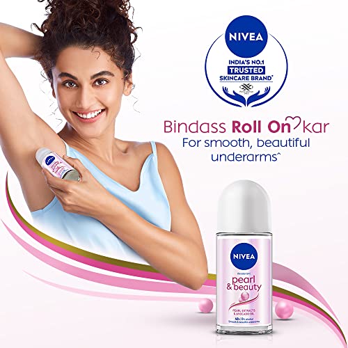 NIVEA Deodorant Roll On Pearl Beauty For Women 50ml 0 0 2024