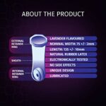 Mediciner.in - PEESAFE Domina Female Condom with Soft Inner Sponge - Count 2 | No Artificial Colour/Dye | Lavender Fragrance | With 2 Biodegradable Disposable Bags | 2025 PEESAFE Domina Female Condom with Soft Inner Sponge Count 2 No Artificial ColourDye Made with Natural Rubber Latex Lavender Fragrance With 2 Biodegradable Disposable Bags 0 2 2025