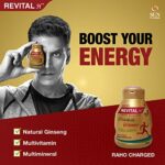 Revital H Multivitamin For Men 60 Capsules With Natural Ginseng Zinc 10 Vitamins 8 Minerals For Daily Energy Stamina Immunity 0 2 2025