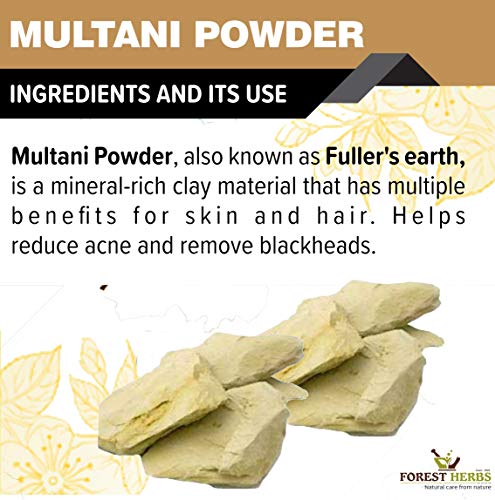 The-Forest-Herbs-100-Natural-Multani-Mitti-powder-for-Face-Skin-and-Hair-Pack-Fullers-Earth-Bentonite-Clay-200-Grams-0-1 The Forest Herbs 100 Natural Multani Mitti powder for Face Skin and Hair Pack Fullers Earth Bentonite Clay 200 Grams 0 1 2025