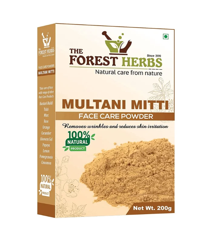 Mediciner.in - Home | 2025 The Forest Herbs Natural Care From Nature 100% Natural Multani Mitti