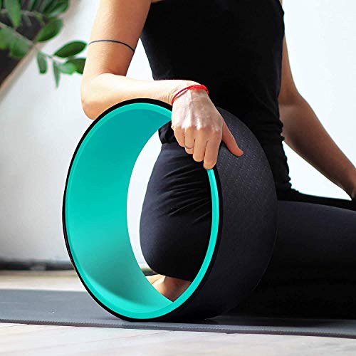 Tima Yoga Wheel Circle Roller Gym Workout Back Training Tool Home Slimming Most Comfortable Dharma Yoga Prop Wheel For Women Men Props Effective For Weight Management Posture Correction Back Pain Ther 0 0 2024