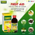 Mediciner.in - Torex Herbal Cough Syrup - Ayurvedic Cough Relief Syrup with Tulsi & Honey - 100ml (Pack of 2) | 2025 Torex Herbal Cough Syrup Ayurvedic Cough Relief Syrup with Tulsi and Honey 100ml Pack of 2 0 3 2025
