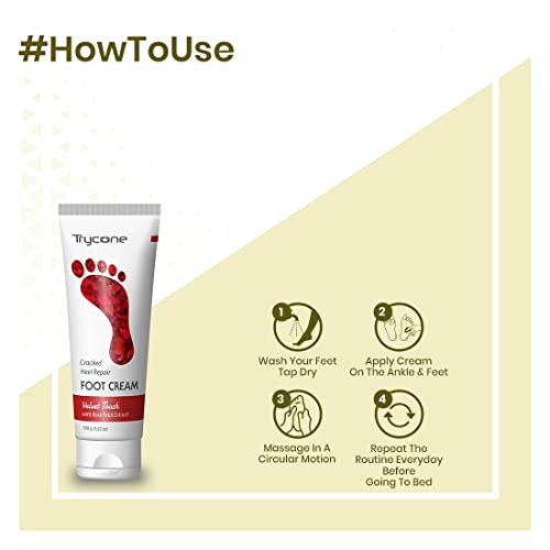 Trycone-Cracked-Heel-Repair-Foot-Cream-velvet-touch-with-Rose-Petal-extracts-for-dry-feet-100-Gm-0-3 Trycone Cracked Heel Repair Foot Cream velvet touch with Rose Petal extracts for dry feet 100 Gm 0 3 2025