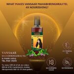 Mediciner.in - Vansaar Maha Bhringraj Hair Oil for Hairfall Control | 4X More Bhringa, 4X More Effective | With Comb Applicator | Anti- Dandruff, Anti-Grey Hair oil - 200ml | 2025 Vansaar Maha Bhringraj Hair Oil 200ml Maha Bhringa Hair Oil for Hairfall Control 4X More Bhringa 4X More Effective With Comb Applicator Anti Dandruff Anti Grey Hair oil 0 4 2025