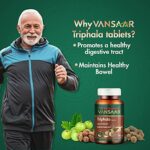 Mediciner.in - Vansaar Triphala Tablets | Supports Bowel Wellness | Relieves Constipation & Indigestion - 60 Tablets | 2025 Vansaar Triphala Tablets 60 Tablets Supports Bowel Wellness Relieves Constipation Indigestion 0 1 2025