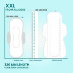 Mediciner.in - everteen XXL Dry Neem-Safflower Sanitary Pads for Women, Rash Free, Skin Friendly, Leak Protection, XXL, 320mm - 1 Pack (40 Pads) | 2025 everteen XXL Dry Neem Safflower Sanitary Pads for Women 40 Pads Rash Free Anti Tan Skin Friendly Double Wing Shape Advanced Leak Protection XX Large 320mm 1 Pack 40 Pads 0 4 2025