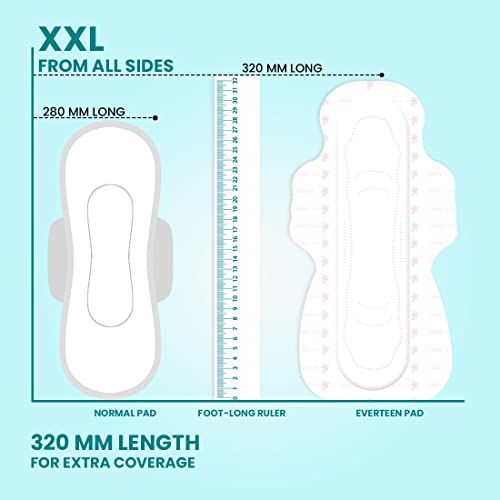 everteen-XXL-Dry-Neem-Safflower-Sanitary-Pads-for-Women-40-Pads-Rash-Free-Anti-Tan-Skin-Friendly-Double-Wing-Shape-Advanced-Leak-Protection-XX-Large-320mm-1-Pack-40-Pads-0-4 everteen XXL Dry Neem Safflower Sanitary Pads for Women 40 Pads Rash Free Anti Tan Skin Friendly Double Wing Shape Advanced Leak Protection XX Large 320mm 1 Pack 40 Pads 0 4 2025