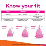 Mediciner.in - i-activ Menstrual Cup for Women | Rash-Free, Leak-Free & Ultra soft Cup with Pouch| 100% Medical Grade Silicone | 8-10 hrs protection | 2025 i activ Menstrual Cup for Women Rash Free Leak Free Ultra soft Cup with Pouch 100 Medical Grade Silicone 8 10 hrs protection Large Size Pack of 1 0 4 2025